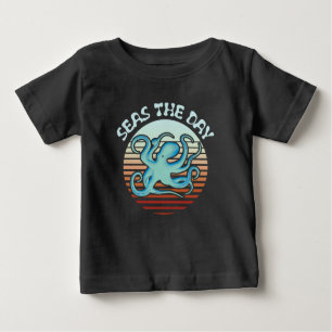 Camiseta De Bebé Mares El Día   Octopus de Summer Vibes