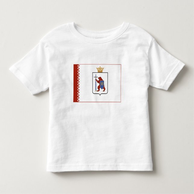 Camiseta De Bebé Mari El Flag (Anverso)