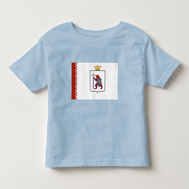 Camiseta De Bebé Mari El Flag (Anverso)