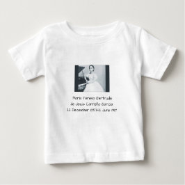 Camiseta De Bebé María Teresa Gertrudis de Jesús Carreño García