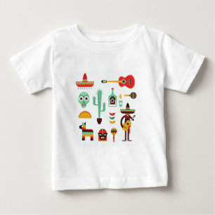 Camiseta De Bebé mariachi mexicana