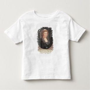 Camiseta De Bebé Marie-Teresa-Charlotte de Francia envejecida