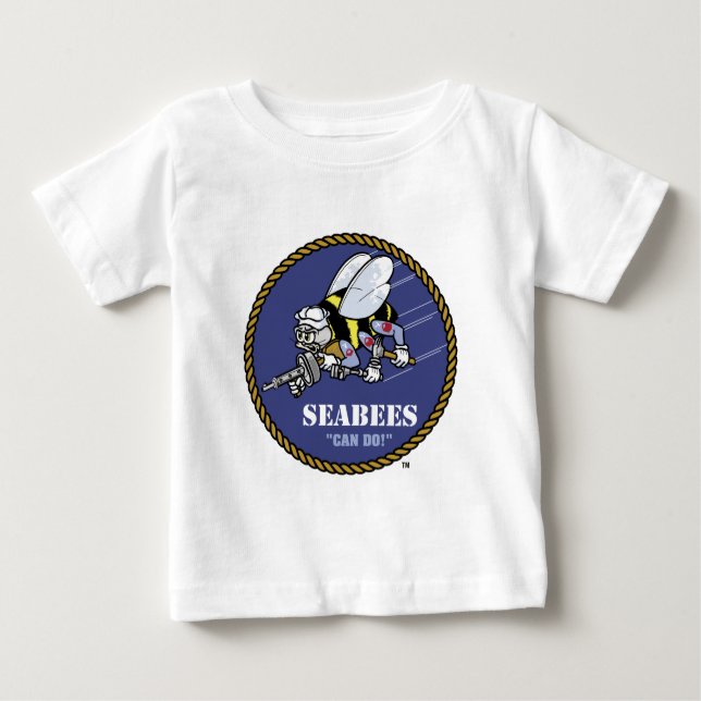 Camiseta De Bebé Marina de Estados Unidos | Marinos (Anverso)