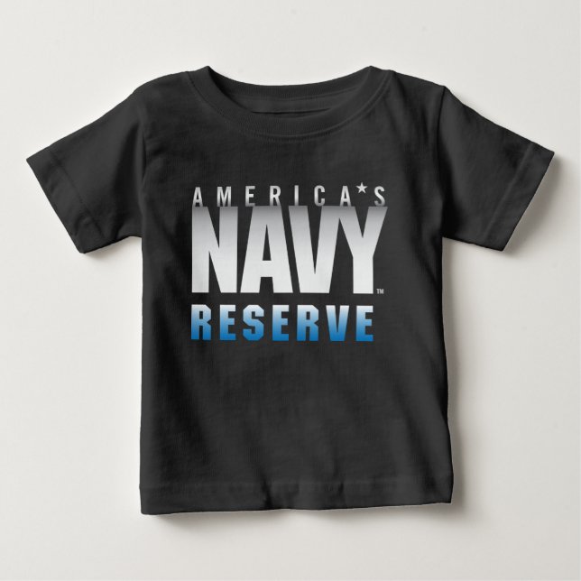 Camiseta De Bebé Marina de Estados Unidos | Reserva naval de Estado (Anverso)