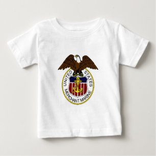 Camiseta De Bebé Marineros marinos mercantes de Estados Unidos