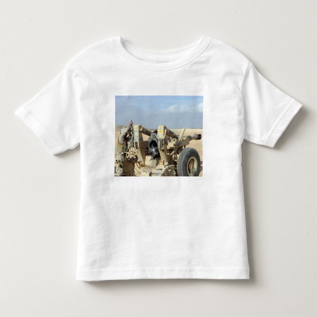 Camiseta De Bebé Marines de EE. UU. se preparan para disparar un ob (Anverso)