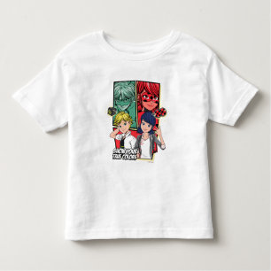 Camiseta De Bebé Márinette de historietas milagrosas y colores auté