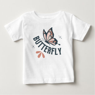 Camiseta De Bebé Mariposa 