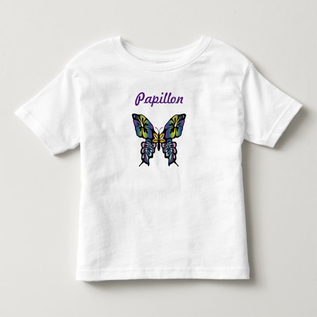 Camiseta De Bebé Mariposa (Anverso)