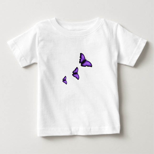 Camiseta De Bebé Mariposa (Anverso)
