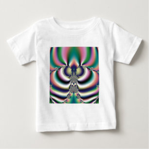 Camiseta De Bebé Mariposa arcoiris