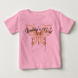 Camiseta De Bebé Mariposa Chica de papá