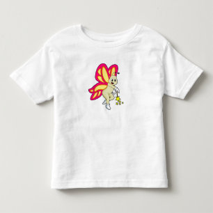 Camiseta De Bebé Mariposa como asistente con varita mágica