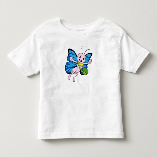 Camiseta De Bebé Mariposa con bolso (Anverso)