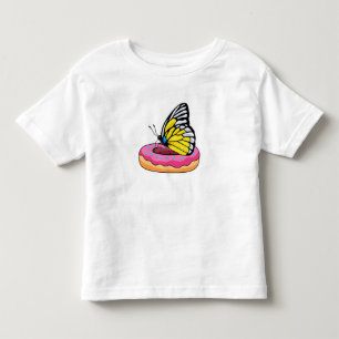 Camiseta De Bebé Mariposa con Donut