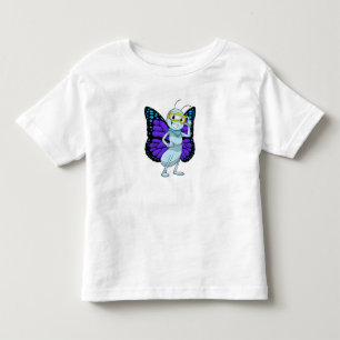 Camiseta De Bebé Mariposa con gafas