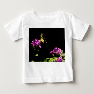 Camiseta De Bebé Mariposa de cola cruda tigre en Flox salvaje