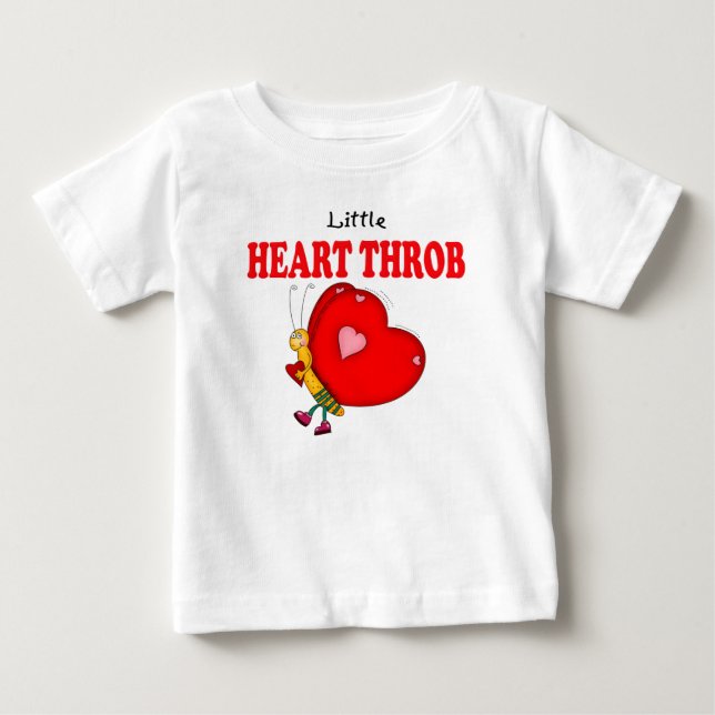 Camiseta De Bebé Mariposa de Little Heart Throb (Anverso)