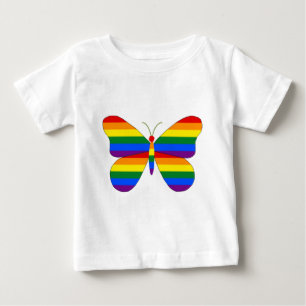 Camiseta De Bebé Mariposa del orgullo gay