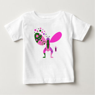 Camiseta De Bebé Mariposa Feliz para Niños