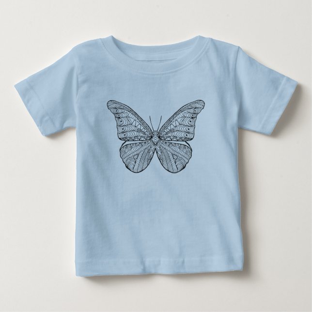 Camiseta De Bebé Mariposa inspirada (Anverso)