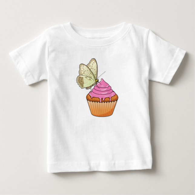 Camiseta De Bebé Mariposa Muffin (Anverso)