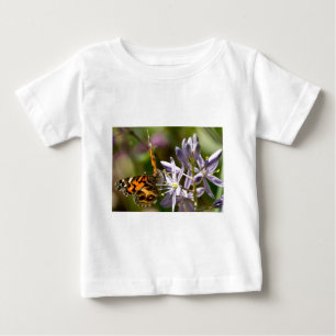 Camiseta De Bebé Mariposa naranja en ropa de higiene salvaje y rega