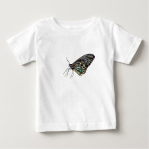 Camiseta De Bebé Mariposa negra de la gema