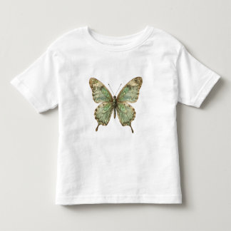 Camiseta De Bebé Mariposa Ornata con Alas de Patrón de Hoja