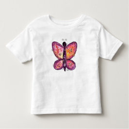 Camiseta De Bebé Mariposa púrpura caprichosa
