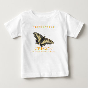Camiseta De Bebé Mariposa regional de Oregón P. m. oregonius