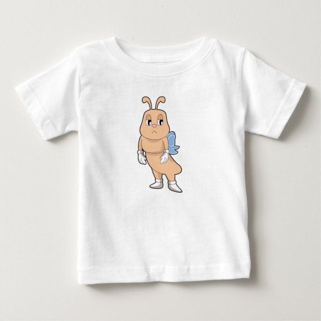 Camiseta De Bebé Mariposa sin alas (Anverso)
