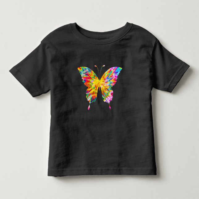 CAMISETA DE BEBÉ MARIPOSA TIE DYE (Anverso)