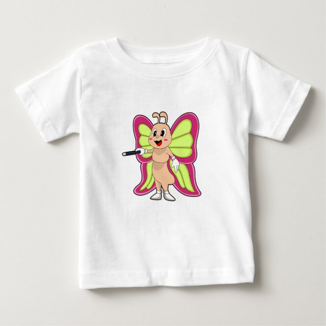 Camiseta De Bebé Mariposa varita mágica