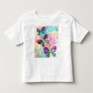 Camiseta De Bebé Mariposas de colores Toddler T-Shirt