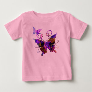 Camiseta De Bebé Mariposas de Fantasía