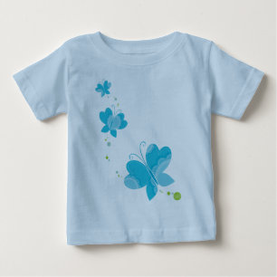 Camiseta De Bebé MARIPOSAS DE FLUTTERBY:: serie de tres 2