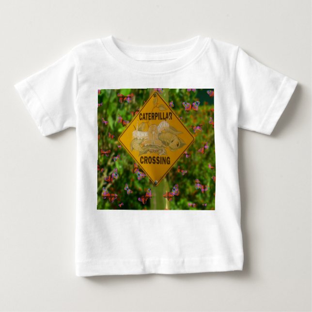 Camiseta De Bebé Mariposas gratis (Anverso)