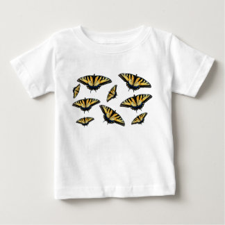 Camiseta De Bebé Mariposas que fluyen