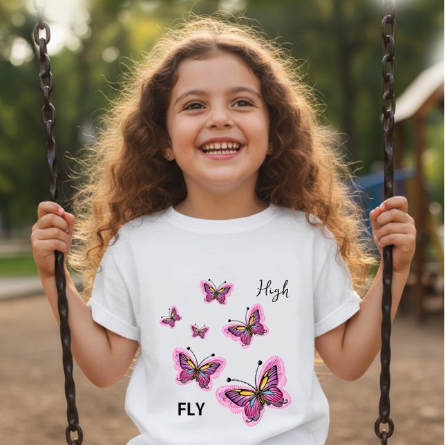 Camiseta De Bebé Mariposas voladoras (Subido por el creador)