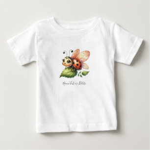 Camiseta de bebé mariquita