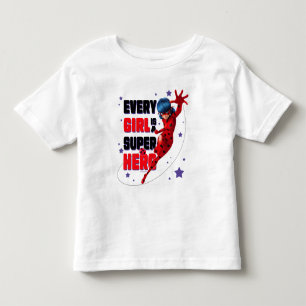 Camiseta De Bebé Mariquita Cada Niña es una Super Heroína