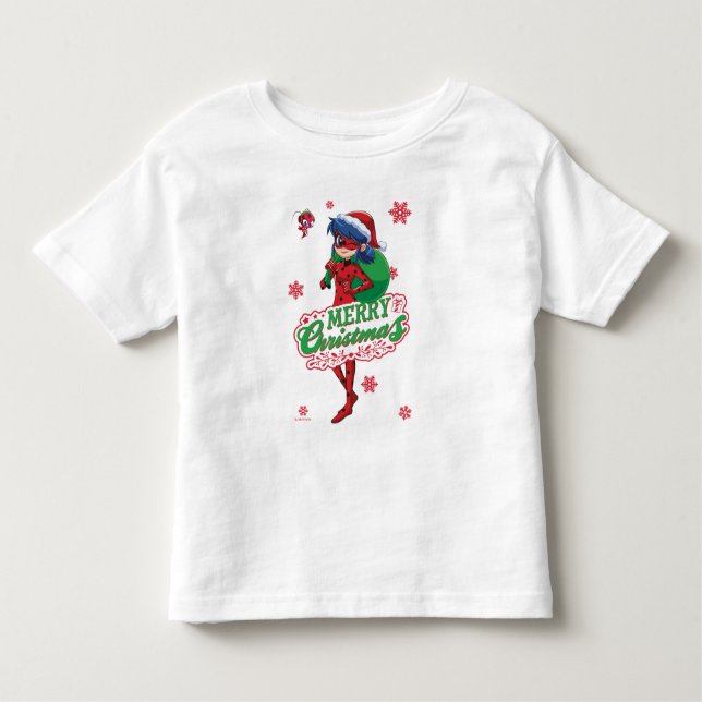 Camiseta De Bebé Mariquita | Feliz Navidad (Anverso)