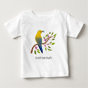 Camiseta De Bebé mariquita insecto sabroso colorido pájaro femenino