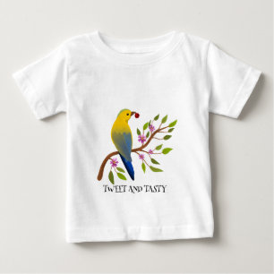 Camiseta De Bebé mariquita insecto sabroso colorido pájaro femenino