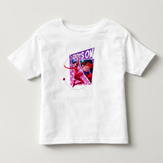 Camiseta De Bebé Mariquita | Lunares Sobre Gráfico Púrpura