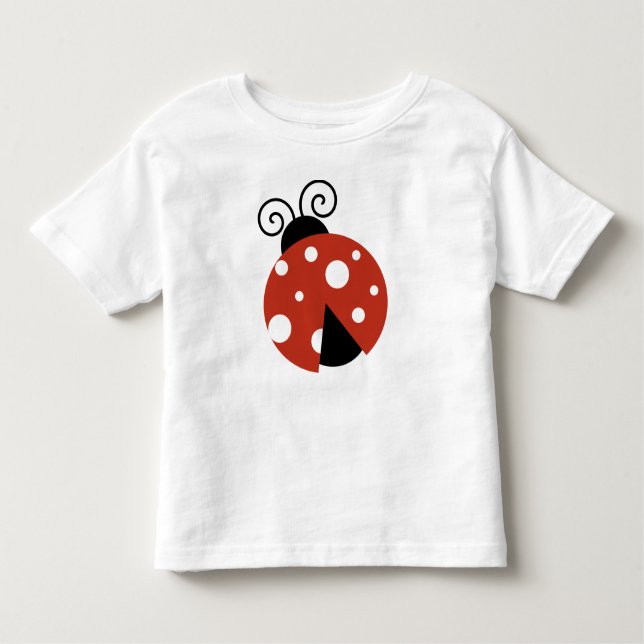 Camiseta De Bebé Mariquita, Mariquita Linda, Mariquita Roja, Coccin (Anverso)