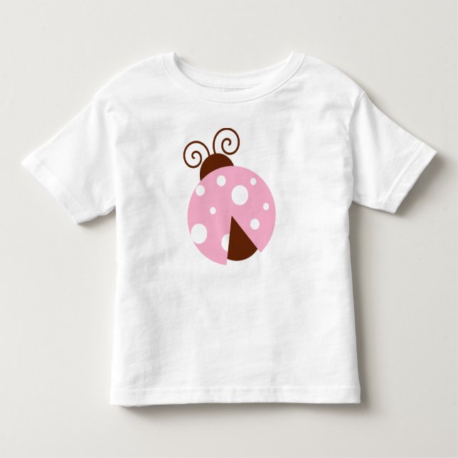 Camiseta De Bebé Mariquita, Mariquita Linda, Mariquita Rosa, Coccin (Anverso)