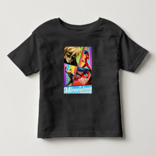 Camiseta De Bebé ¡Mariquita y Cat Noir   Poder Milagroso!