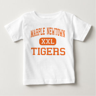 Camiseta De Bebé Marple Newtown - tigres - alto - cuadrado de